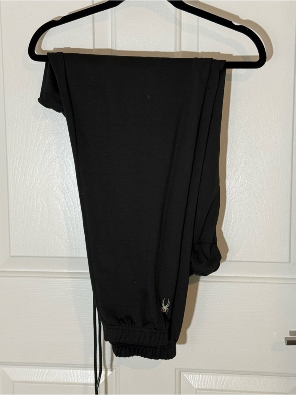 Spyder Black Pants with Red Logo Detailing